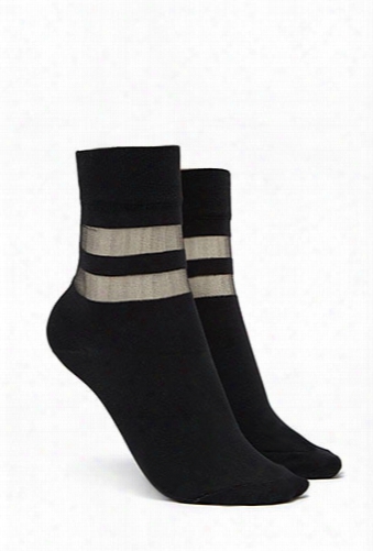 Shadow Stripe Crew Socks