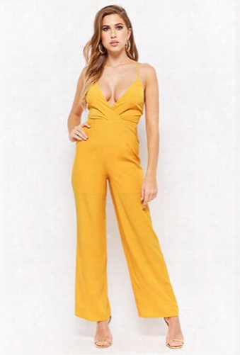 Strappy Surplice Jumpsuit