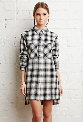 Tartan Plaid Flannel Dress