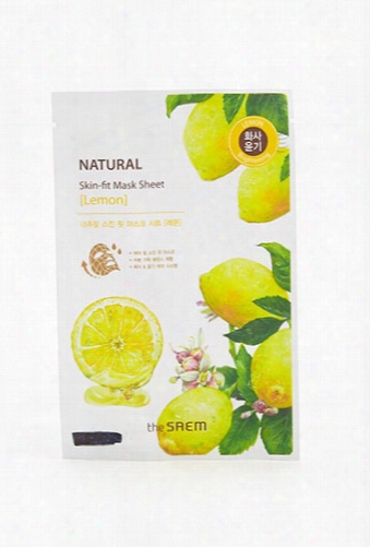 The Saem Natural Lemon Skin-fit Mask Sheet