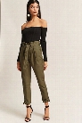 Self-Tie Paperbag Waist Pants