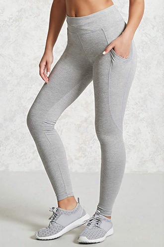 Active Heathered Knit Leggings