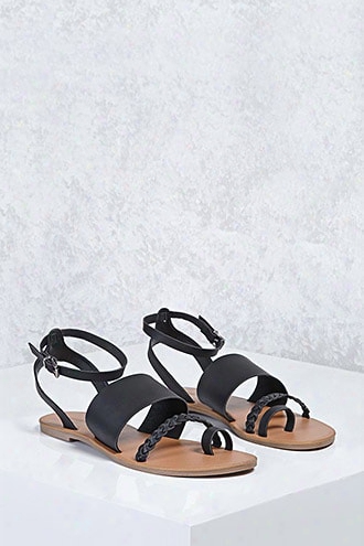Ankle-strap Braided Sandals