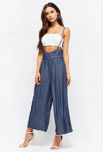 Chambray Suspender Culottes