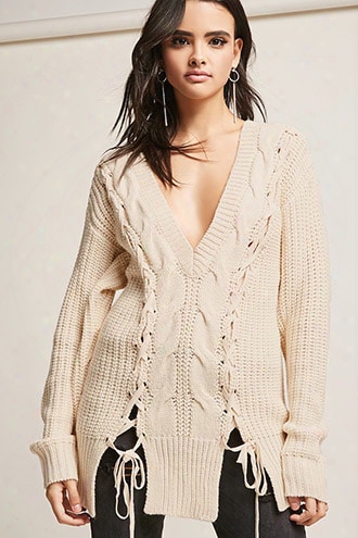 Crisscross Ribbed Sweater