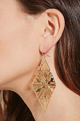 Cutoug Triangle Drop Earrings