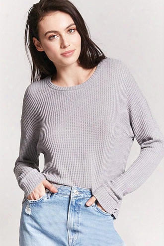 Drop-shoulder Knit Top