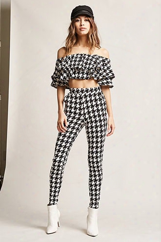 Eta Houndstooth Knit Pants