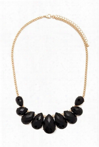 Faux Stone Chain Necklace