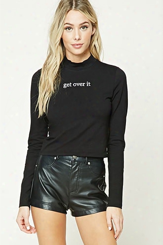 Get Over It Embroidered Top