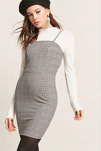 Glen Plaid Cami Dress