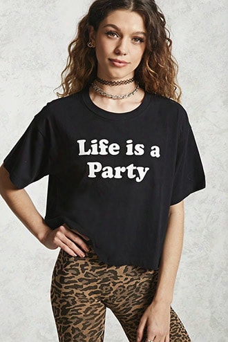 Life Is A Party Graphic Tee