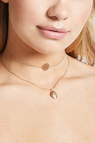 Lock & Pendant Choker Set