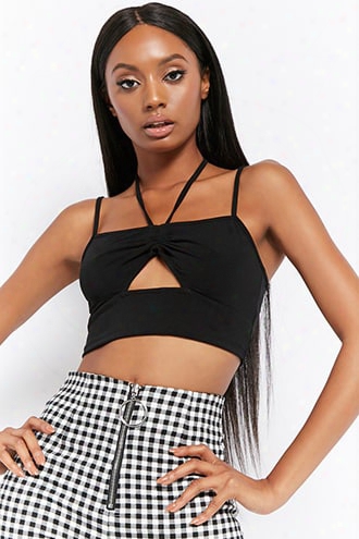 Motel Cutout Cami Crop Top