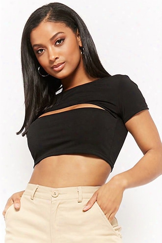 Motel Cutout Crop Top