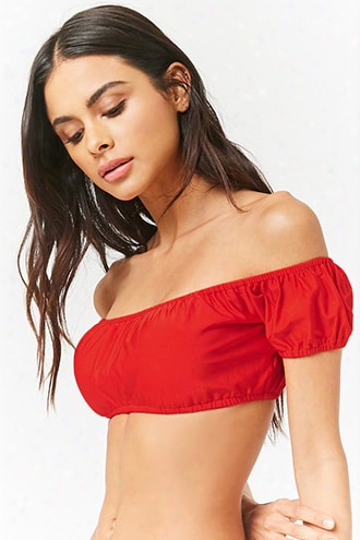 Off-the-shoulder Bikini Top