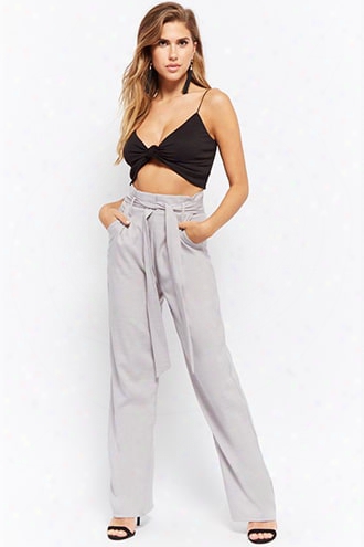 Paperbag-waist Pants