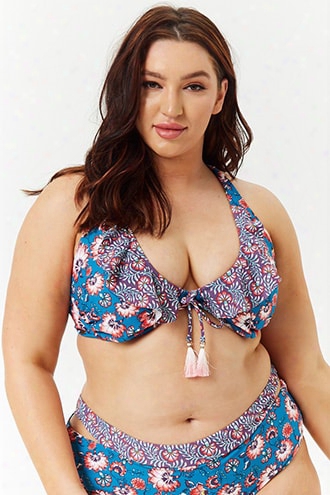 Plus Size Paramour Flounce Bikini Top