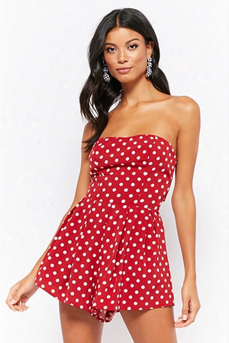 Polka Dot Tie-back Romper