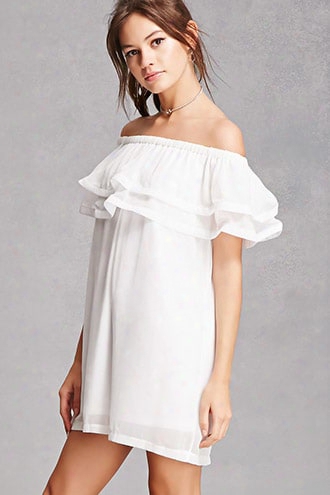 Reverse Off-the-shoulder Dress