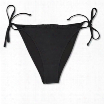 Rufrled String Bikini Bottoms