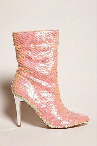 Sequin Pointed Boots