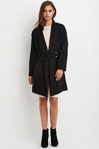 Shawl Collar Belted Coat