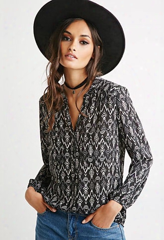 Southwestern-inspired Diamond Print Popover