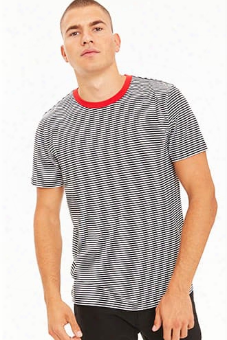 Striped Contrast Tee