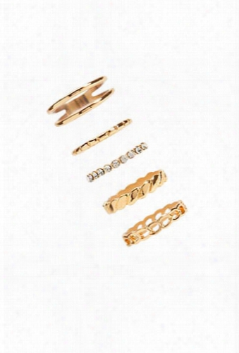 Textured Ring Set