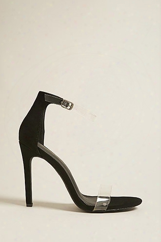 Translucent Ankle-strap Heels