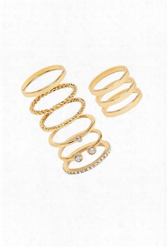 Twisted Stackable Ring Set