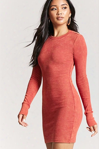 Waffle Knit Bodycon Dress