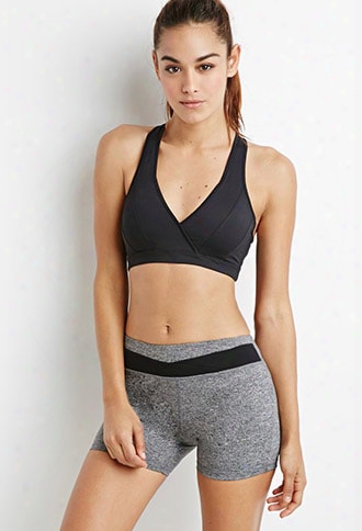 Active Heathered Yoga Shorts