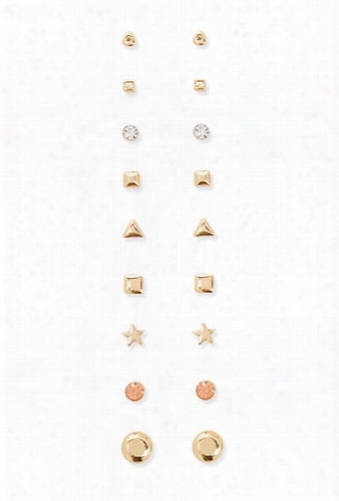 Assorted Stud Earrings Set