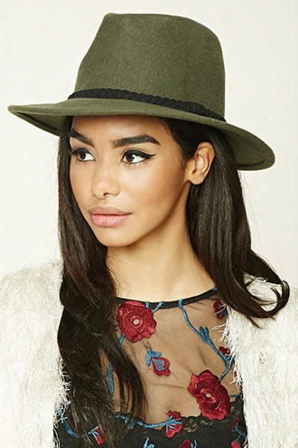 Braided Wool Fedora