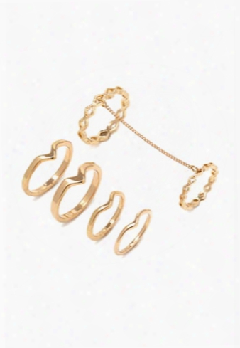 Chain-linked Ring Set