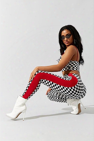 Checkered Cami & Leggings Set