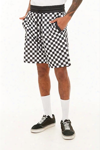 Checkered Print Shorts