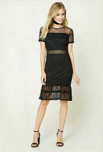 Contemporary Mesh Lace Dress