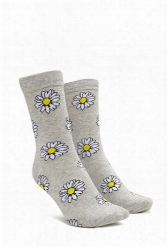 Daisy Graphic Crew Socks