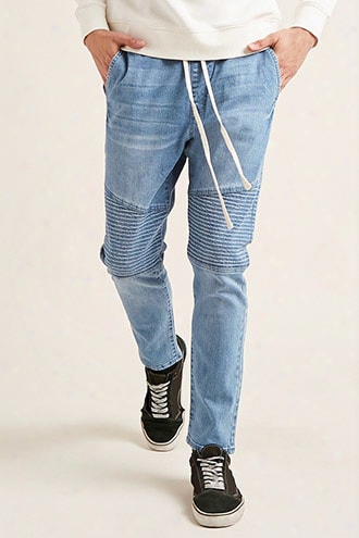 Denim Moto Joggers