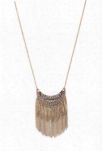 Feather Charm Longline Necklace