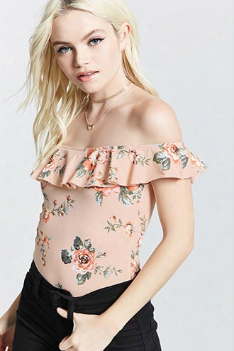 Floral Flounce Bodysuit