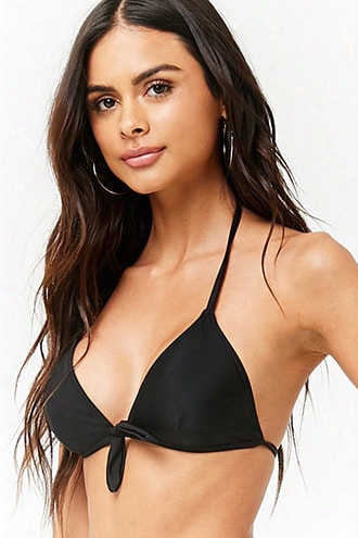 Halter Triangle Bikini Top