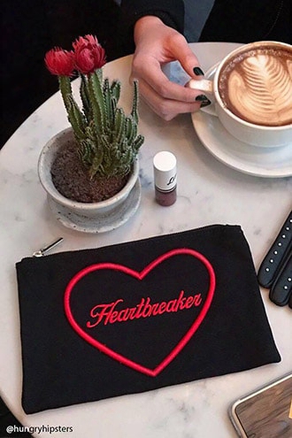 Heartbreaker Graphic Makeup Bag