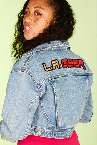 L.a. Gear Cropped Denim Jacket