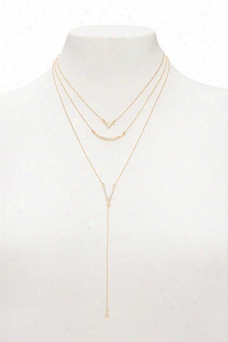 Layered Drop-chain Necklace