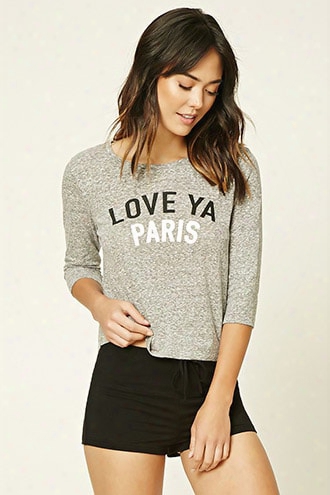 Love Ya Paris Pj Top