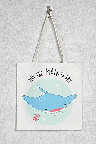 Manta Ray Graphic Tote